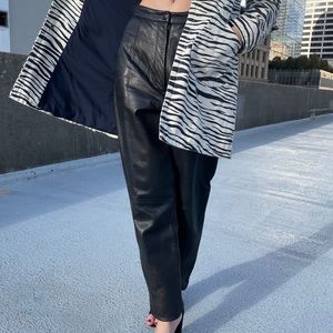 Vintage Valerie Stevens REAL LEATHER pants!!